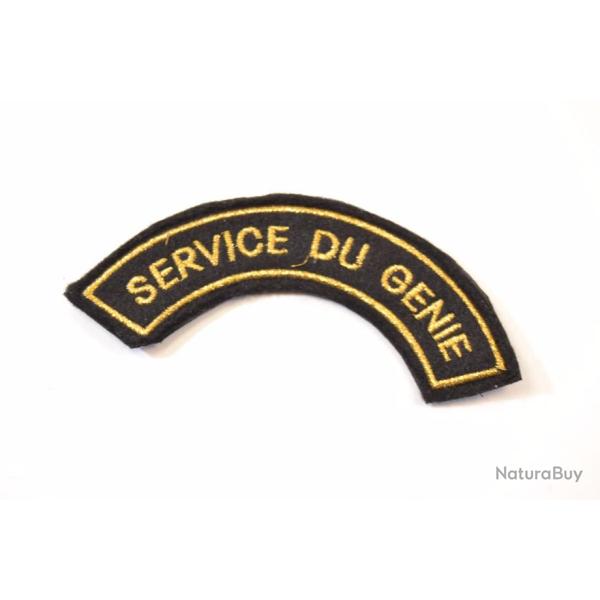 Insigne patch de bras SERVICE DU GENIE