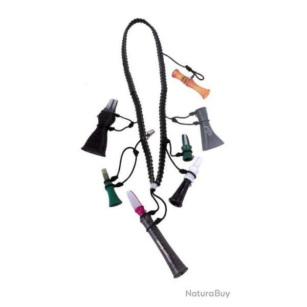 GRAND COLLIER PORTE-APPEAU PRIMOS EN CORDE TRESSEE