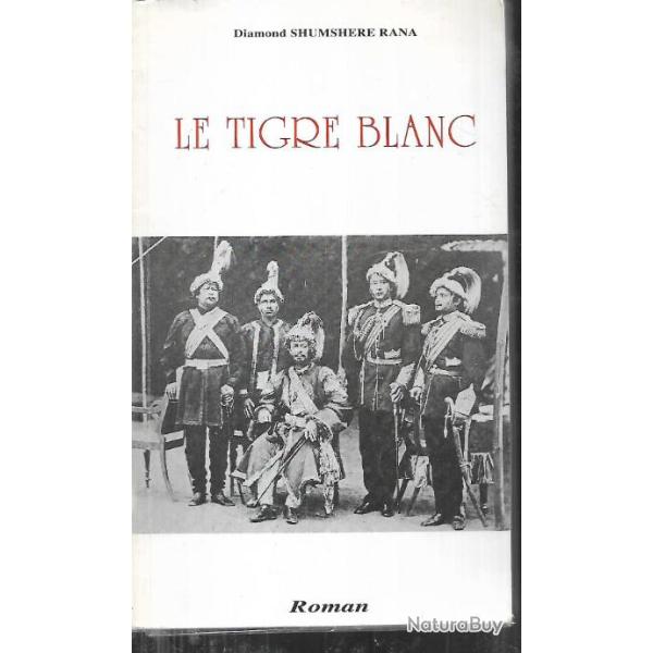 le tigre blanc de diamond shumshere rana , n�pal , rare