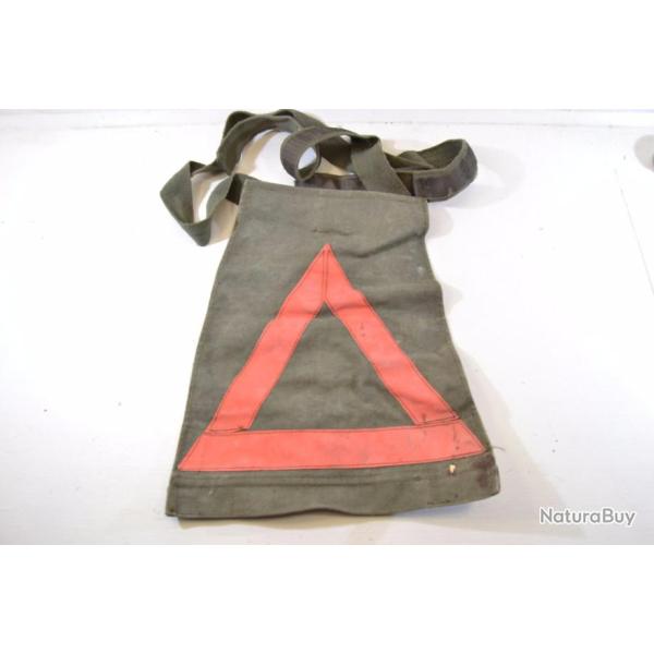 Triangle de signalisation provisoir / transportable - Arm�e Fran�aise