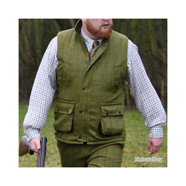 Gilet Tweed Homme Dark