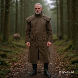 Manteau Stockman Cape long