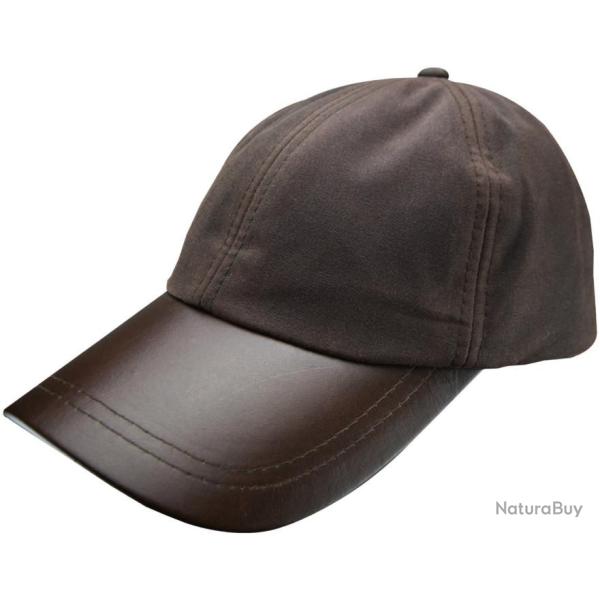 casquette cir� inp�rm�able Marron