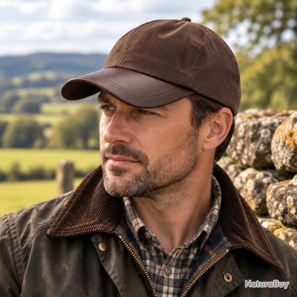 casquette cir� inp�rm�able Marron