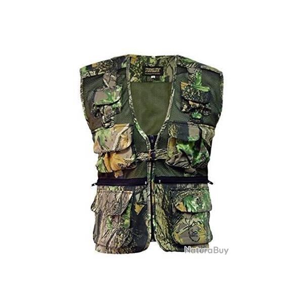 Gilet camouflage multi poches
