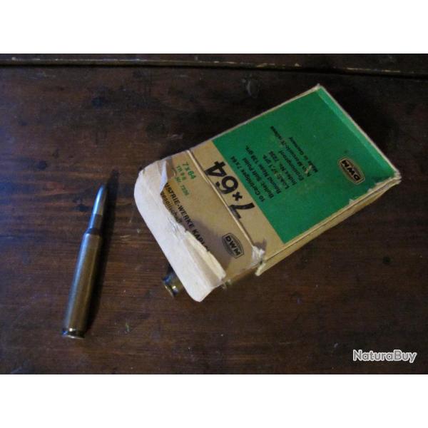 Bo�te 10 munitions 7x64 DWM Collector
