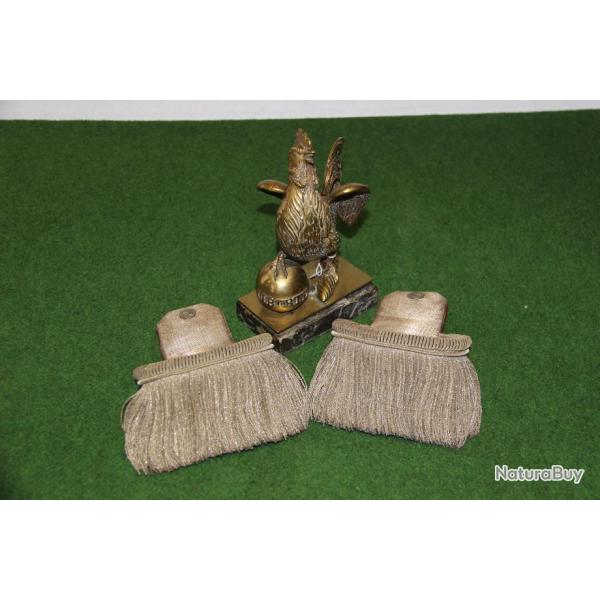 EPAULETTES   D OFFICIER  DE  LA  GARDE  NATIONALE  EPOQUE  LOUIS  PHILIPPE