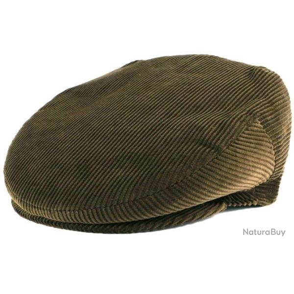 Casquette Velours vert kaki Creation Francaise Vert