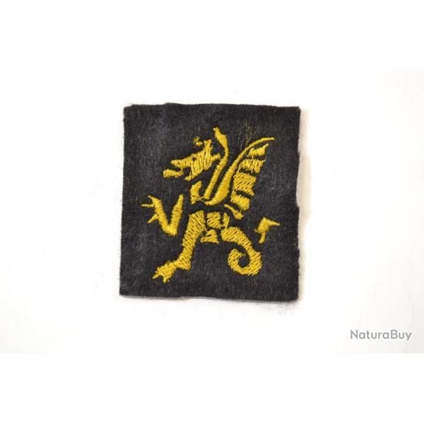 Repro insigne brod� 43e Division d'Infanterie Britanique 43 DI WWII WW2 RAOC (patch / �cusson)