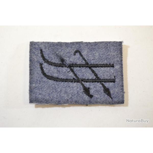 Repro insigne /attribut de manche Skieur Premi�re Guerre Mondiale. France WW1 1914 1918