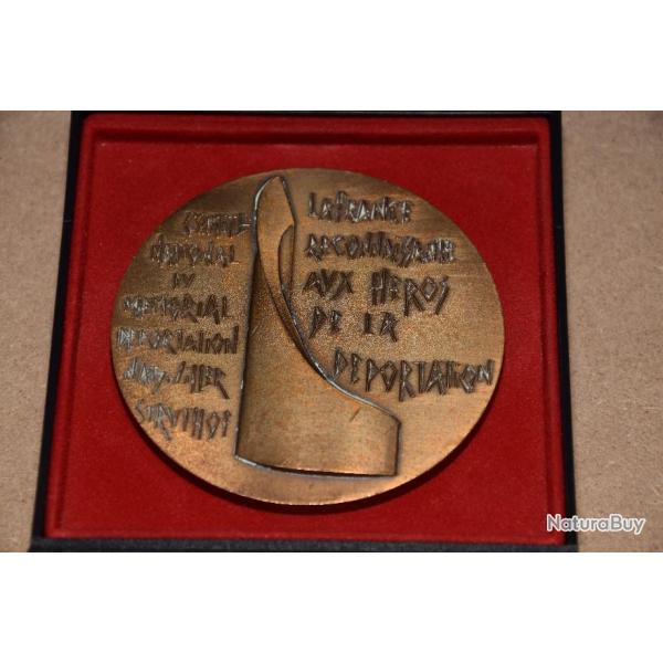 M�daille 35em anniversaire de la liberation deportation  avec la boite