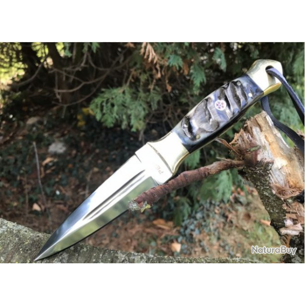 Tr�s beau double tranchant - Corne de mouton