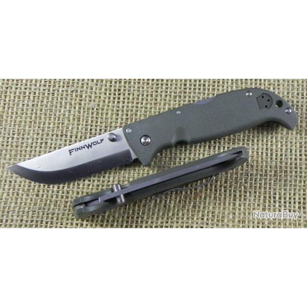 Couteau Cold Steel Finn Wolf Puukko Lame AUS-8 Manche Griv-Ex Tri-Ad lock CS20NPF