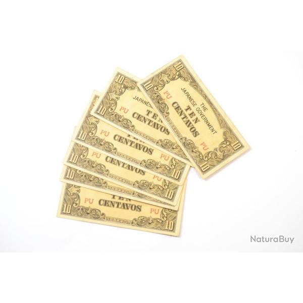 Billet Japonais invasion des Philippines Deuxi�me Guerre Mondiale WWII WW2 Japon Guerre du Pacifique