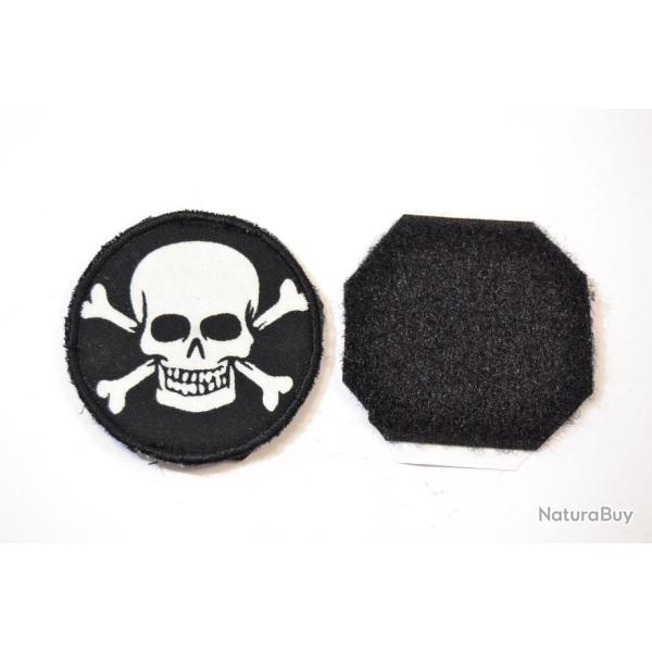 Patch / insigne / tete de mort, squelette. Surplus, �cusson, airsoft, softair, paintball, opex moto