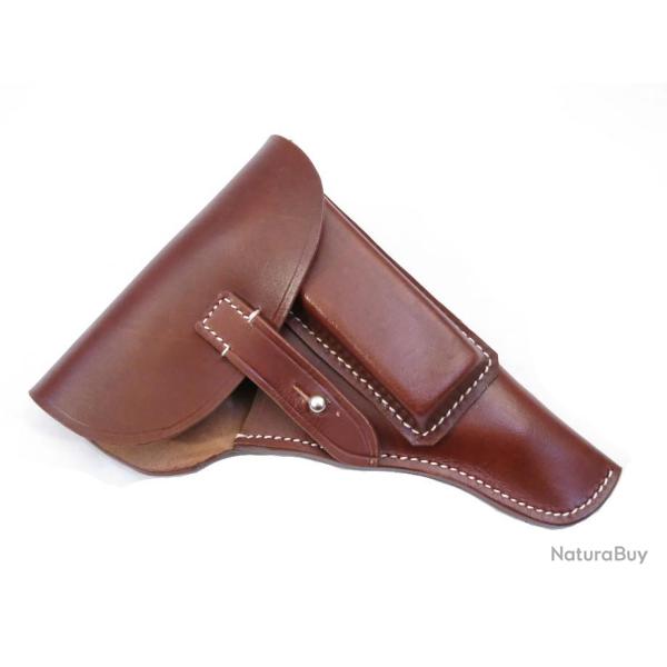 Etui cuir PA Sauer et Sohn38 couleur Fauve ewx 1944