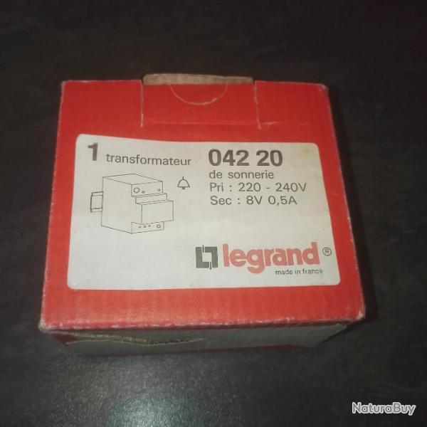 Transfo modulaire Legrand neuf