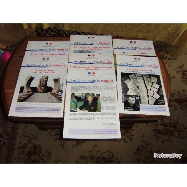 7 Anciennes Revues Les Chemins de la M�moire, Direction de la m�moire, du patrimoine et .... TBE -