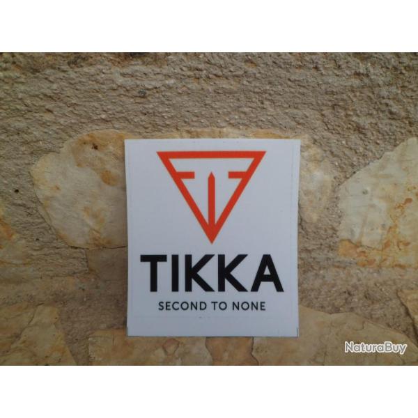 Superbe autocollant TIKKA "Second to none"