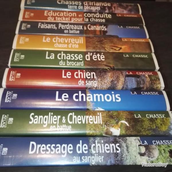 Lot de 9 VHS - La chasse -