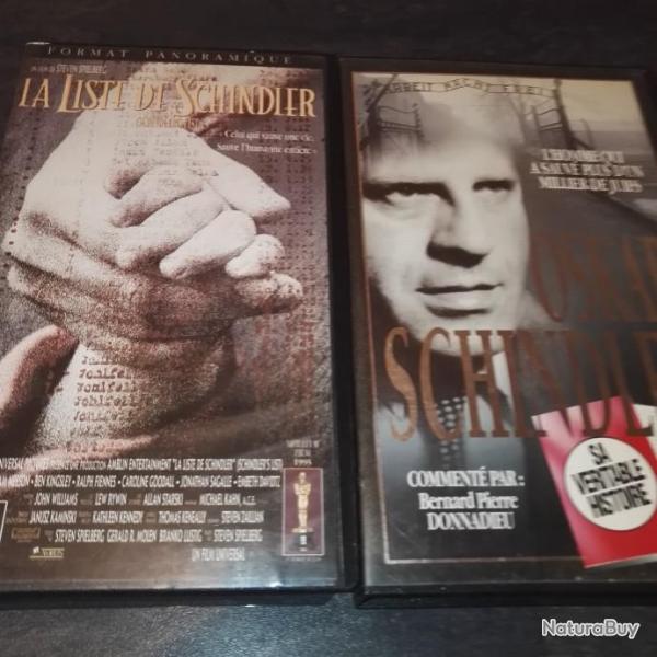 Lot VHS Oskar SCHINDLER et la liste de SCHINDLER