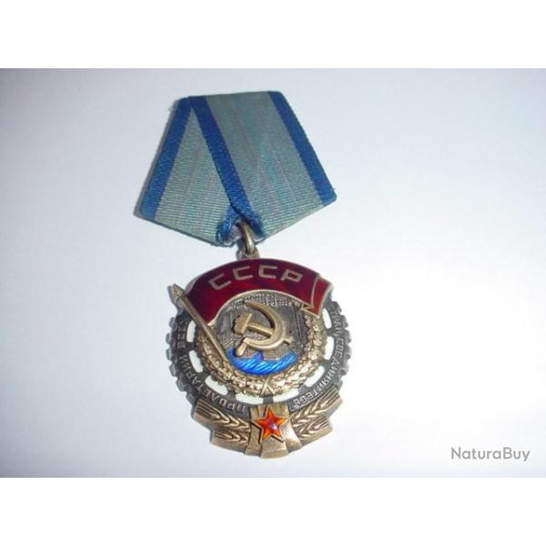 Ordre du  drapeau rouge du travail .