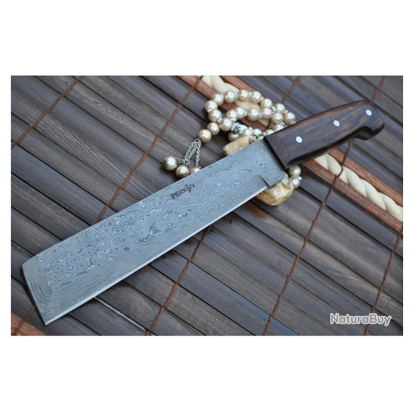 COUTEAU DE CHEF -  DAMAS ARTISANALE (2)