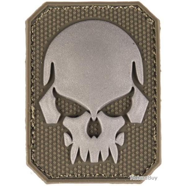 Patch PVC Tte de mort OD Green 6 x 4.5cm