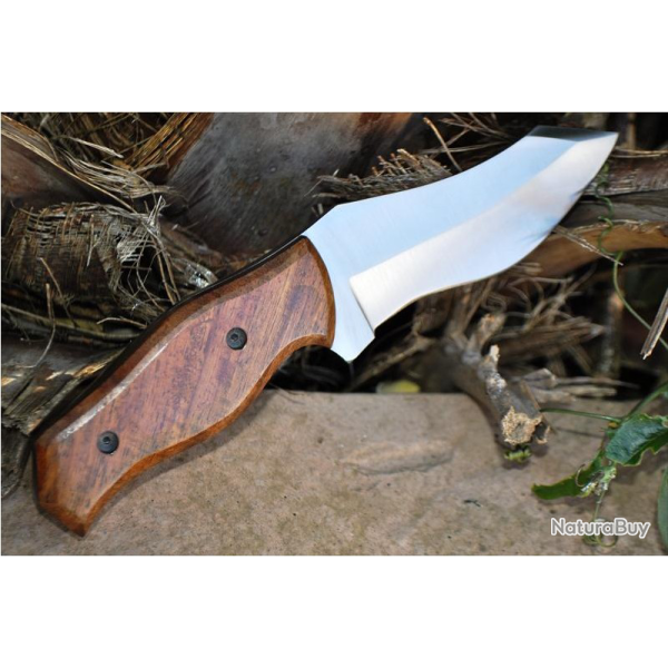 COUTEAU FAIT MAIN  - IDEAL POUR CAMPING & CHASSE - ACIER 440 C (2)