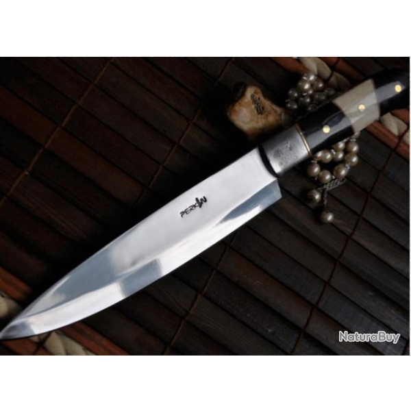 COUTEAU DE CHEF FORG� MAIN - ACIER CTS (2)