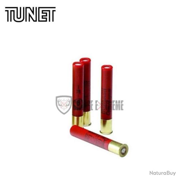 25 Cartouches TUNET Open 410 Subsonique 17gr cal 12mm Pb N 6