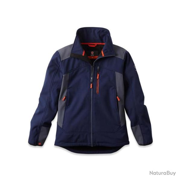 Softshell imperm�able Parade Protection OSTROV S Bleu marine