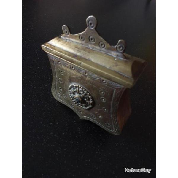 PALASKA Boite � munition ou poudre Empire Ottoman XIX�me