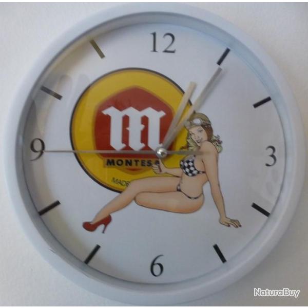 MONTESA PIN UP pendule murale horloge 20cm cota impala 123 200 242 247 248 250