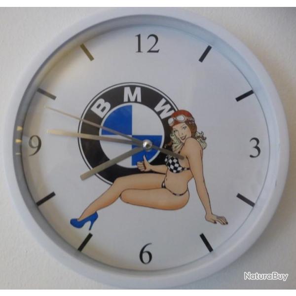 BMW PIN UP pendule murale horloge 20 cms KDO DKO E36 E46 E30 E36 325 323 320 528