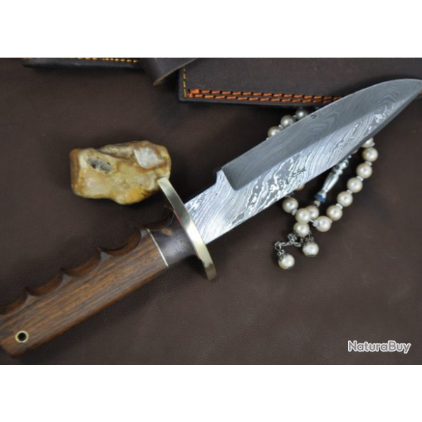 LAME DAMAS - Style Randall - chasse - Manche anatomique (F.BK)