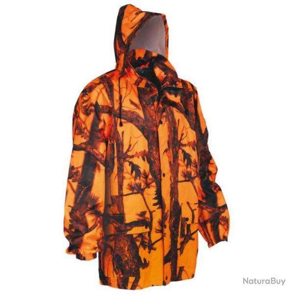 Veste de pluie Percussion renfort - GhostCamo Blaze&Black -  TAILLE L