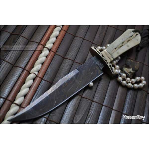 LAME DAMAS BOWIE BLEUIE - PIECE UNIQUE - SUR COMMANDE (F.BK)