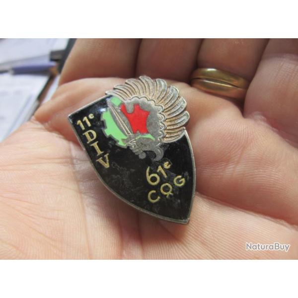 INSIGNE PARACHUTISTE ( 61 CQG ) 1956 / 1960