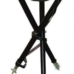 Tabouret en bois et cuir avec des conseils -  RA Sport