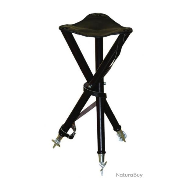 Tabouret en bois et cuir avec des conseils -  RA Sport