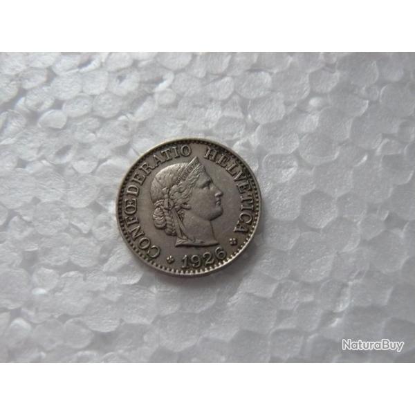 monnaie  10 rappen 1926