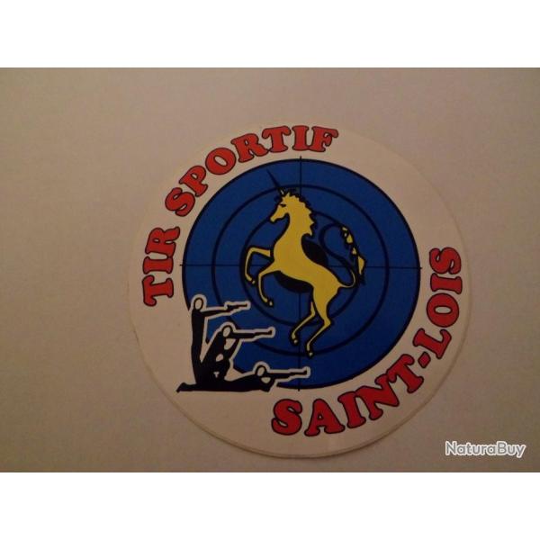 Magnifique autocollant Tir Sportif Saint-Lois