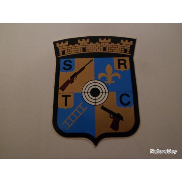 Magnifique autocollant SRTC Socit Rgionale de Tir de Chelles