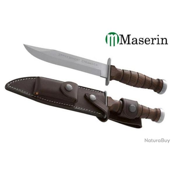 Poignard militaire de combat du 3�me R.E.I. de chez Maserin  --  de 34 cm