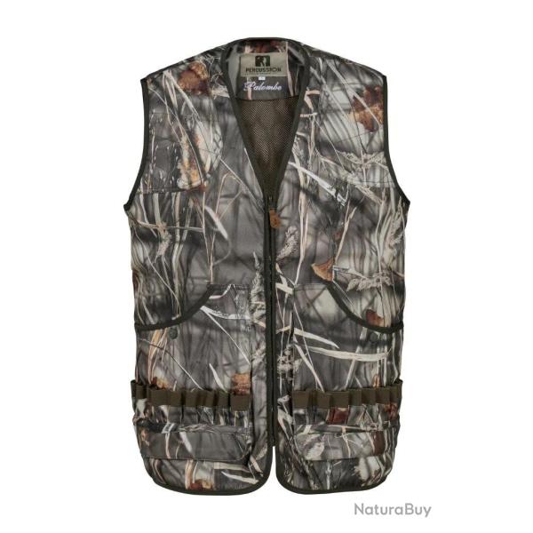 Gilet De Chasse Palombe GhostCamo Wet Percussion