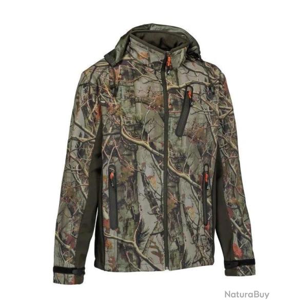 Blouson De Chasse Softshell Ghostcamo Forest Evo Percussion