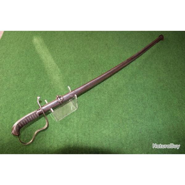 SABRE  D OFFICIER  BAVAROIS   DE  CAVALERIE  LEGERE   19EME  1855  N1