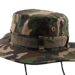 Bob Safari Army Camouflage avec lien Taille unique Vert