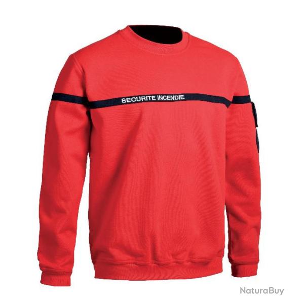 Sweat SCURIT INCENDIE rouge